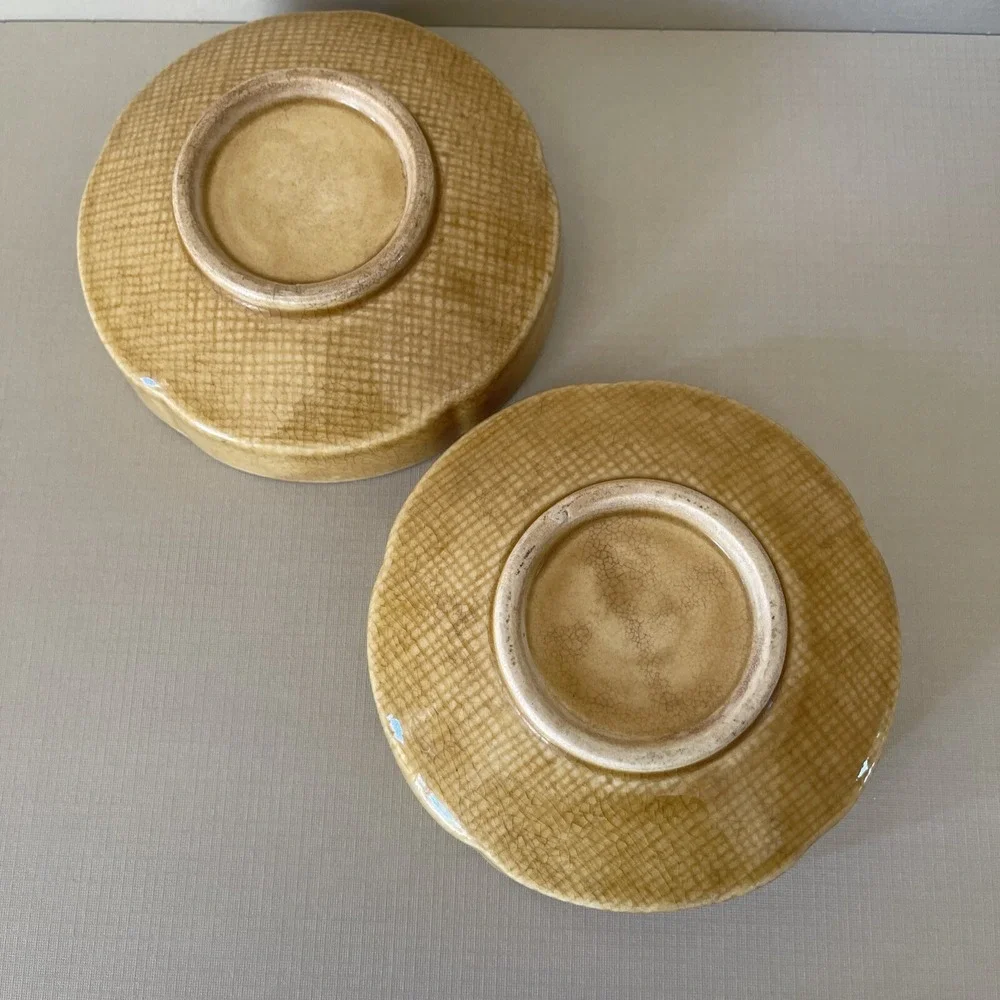 Vintage Bowls Dishes Condiment Oil and Vinegar Sauce Dipping Midcentury Japan ?‎